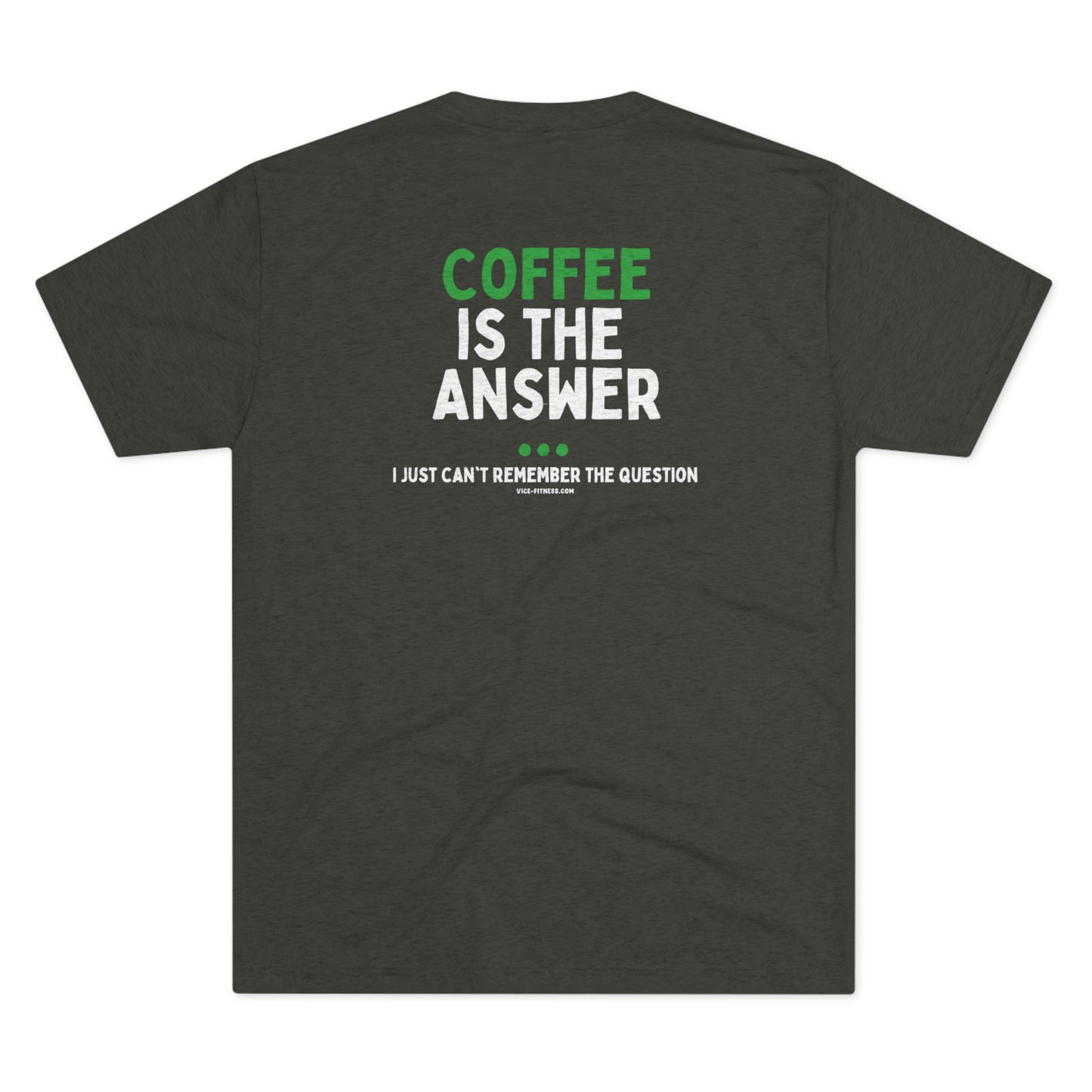 Coffee is the Answer - Triblend Tee