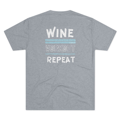 Wine. Workout. Repeat. - Triblend Tee