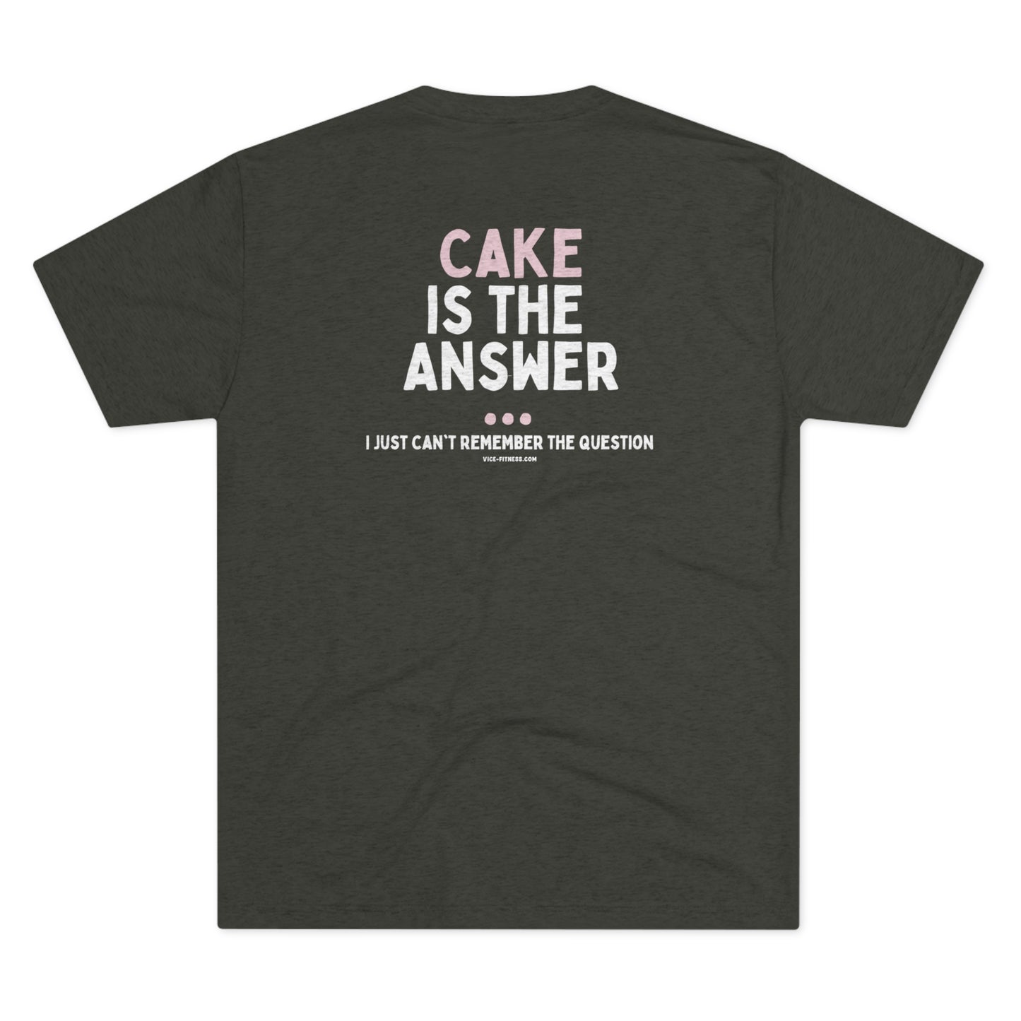 Cake is the Answer - Triblend Tee